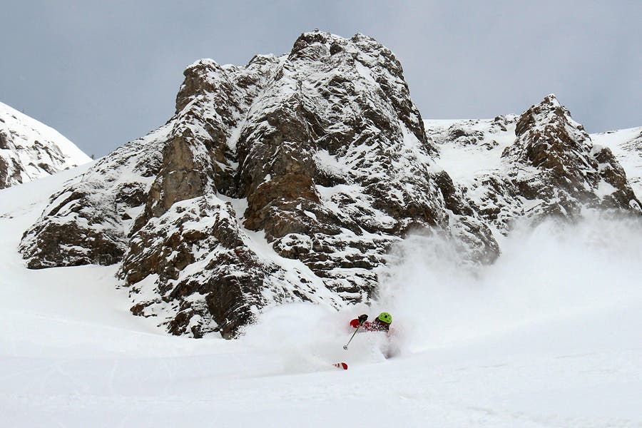 Jackson Hole has received 31 inches of deep snow in the last week and 100- nches since the beginning of December. Can you say awesome?Skier: Zander…