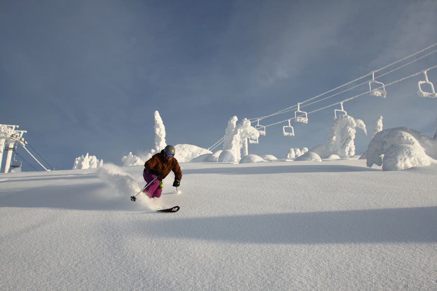 Whitefish Mountain Resort Whitefish has gotten 19 inches in the last week. skiwhitefish.com