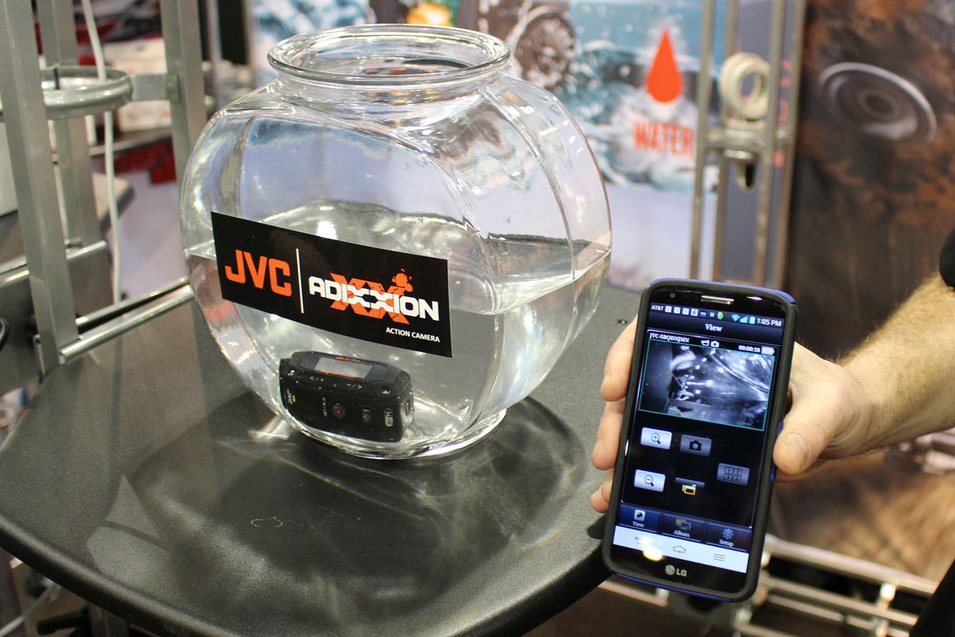 JVC Adixxion Camera Boasting a suite of features, including a side panel LCD screen, remote applications from both iOS and Android, and easy sharing online, the Adixxion…