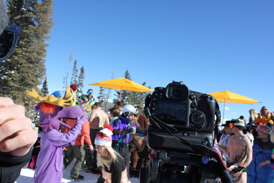 It's rumored that the #ContentCrew has special champagne-proof cameras. Yes. Everything got soaked.