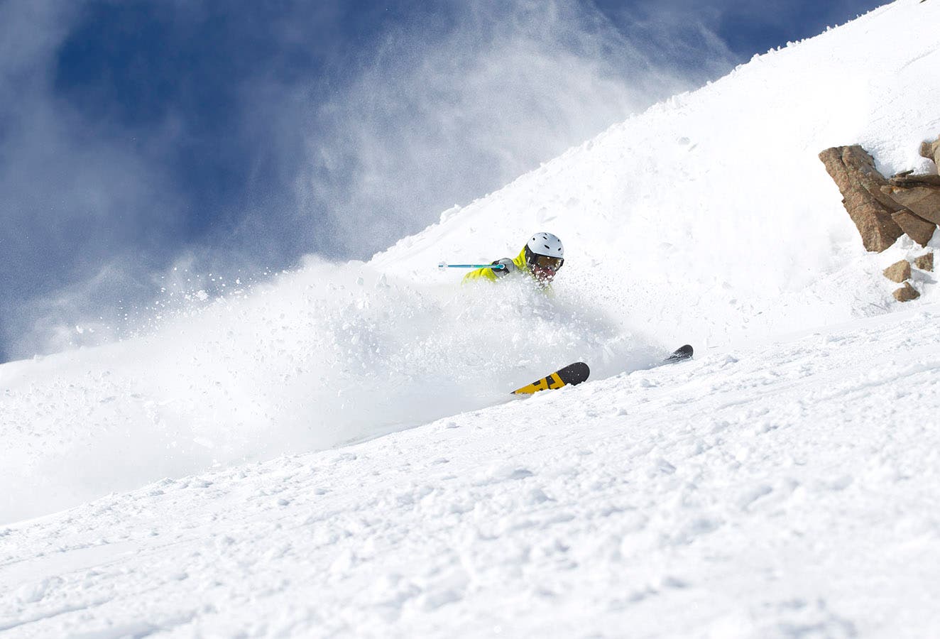 The Loveland locals showed us some secret stashes. Skier: Jason Roberts