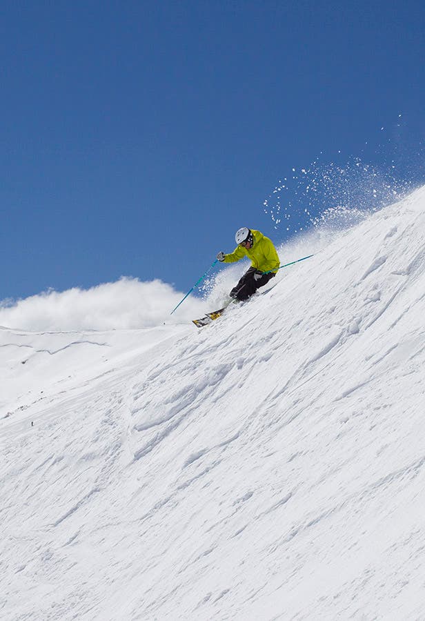 Finding the Goods Powder, crud, bumps, groomers. We sought it all. Skier: Jason Roberts