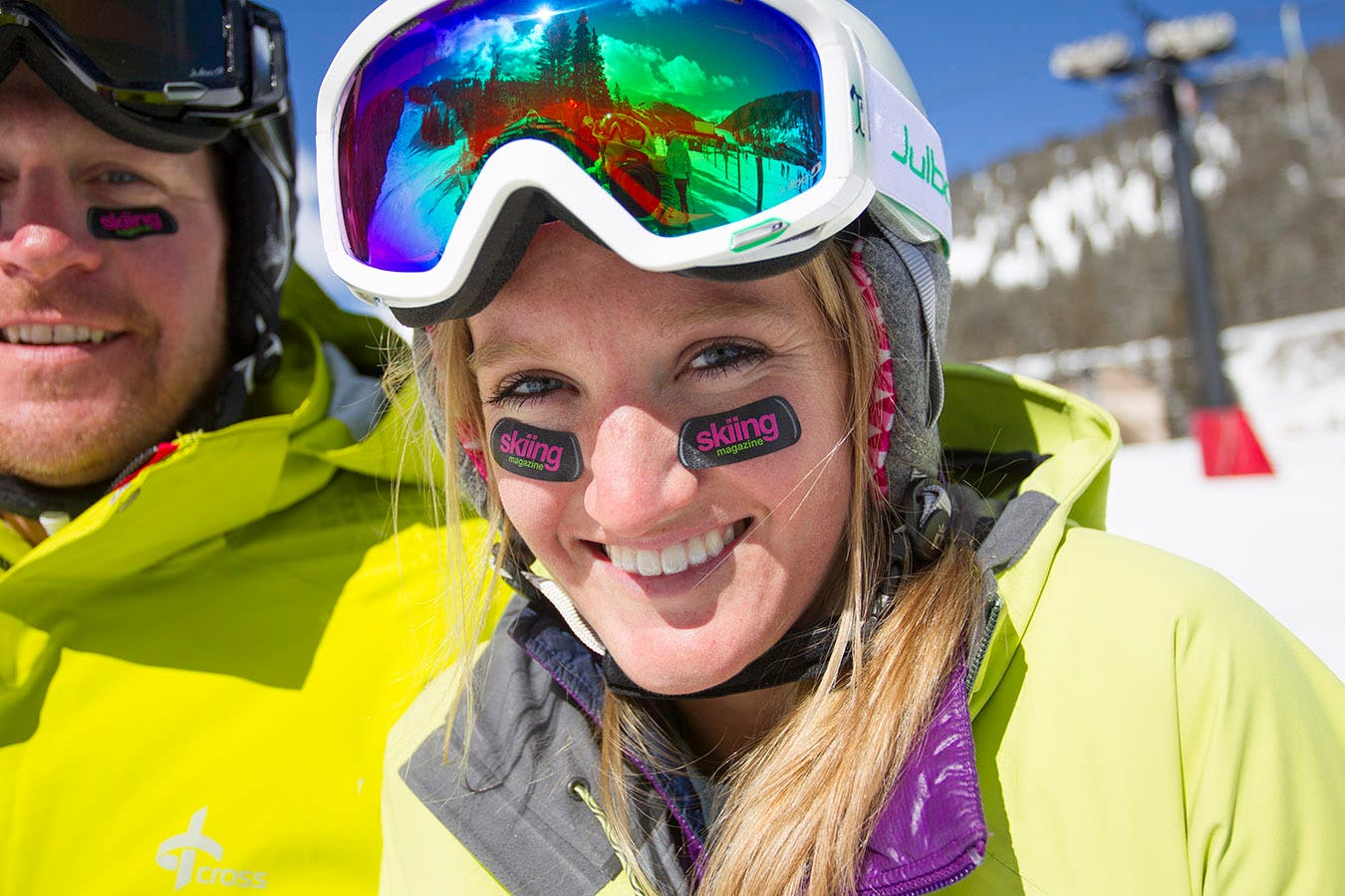 Skiing Eye Blacks Custom eye blacks make everyone look steezy!