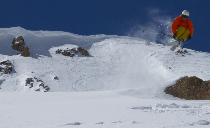 The Levitator Skier Eben Mond, of Silver Plume, Colorado, has special powers that allow him to levitate anywhere from five to 15 feet off the snow at all times.