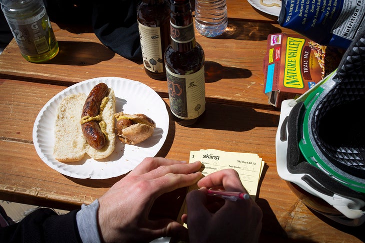 Working Lunch Boulder Sausage brats and Odell beer making working through lunch more worth it.