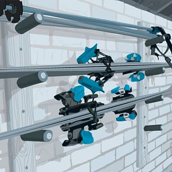 How to Build a Ski Rack
