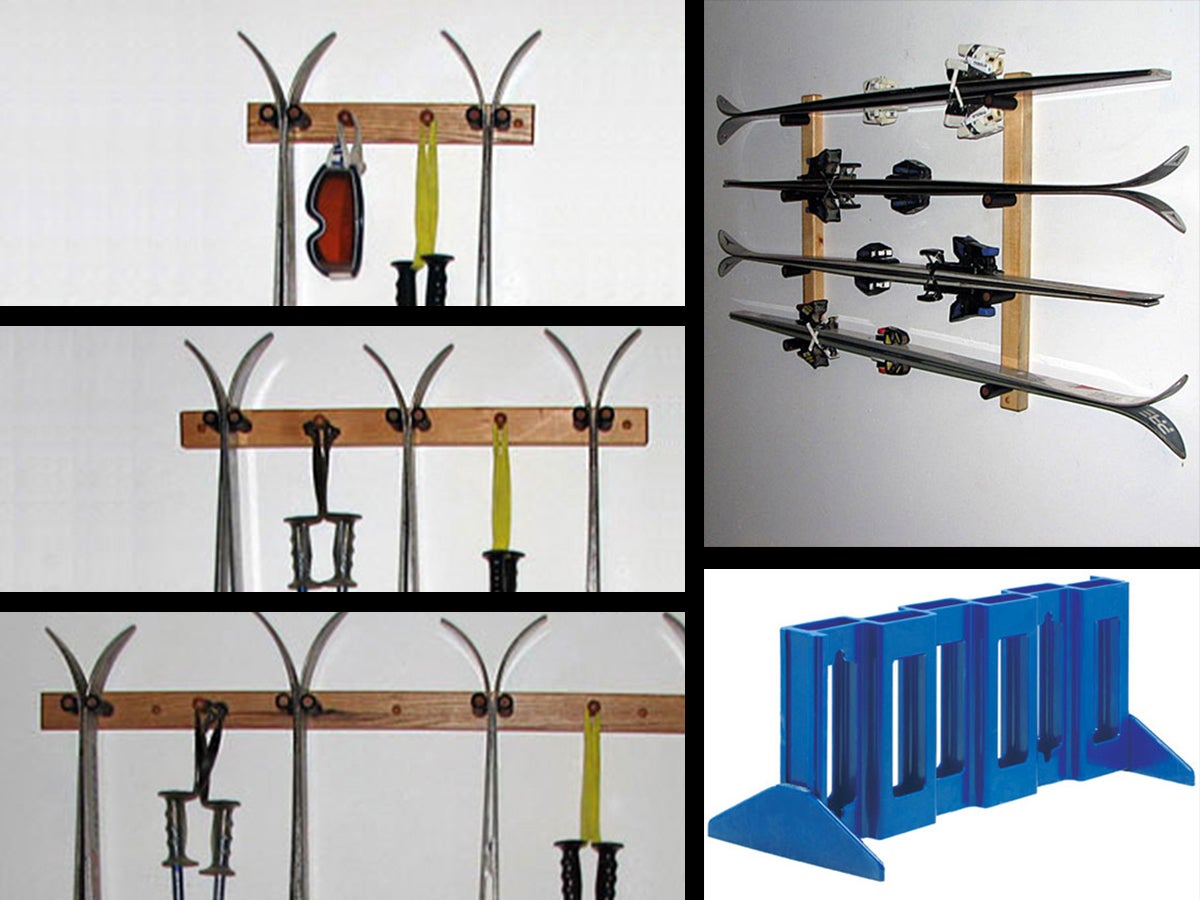 Diy ski wall outlet mount