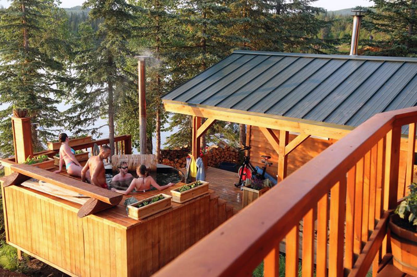 Good Ratio This ratio is more even than you'll find at most apres ski hot tub parties.