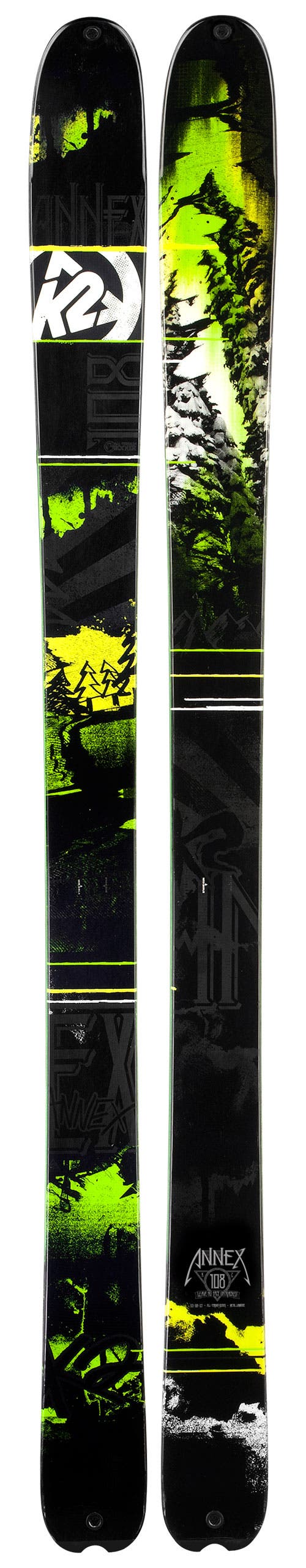 k2 annex 108 skis weight SideStash 2013 stability and precision on all types of terrain K2 Annex 108 - Powder