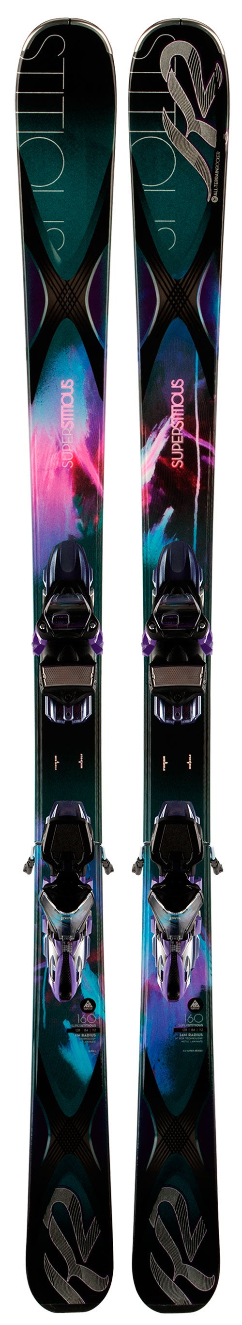 スキー 153 K2 SUPERSTITIOUS + MARKER BINDING k2-superstitious-skis-marker-