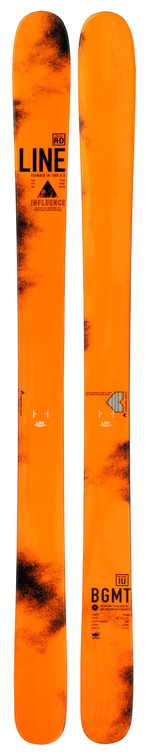 LINE SKIS INFLUENCE 115 ライン スキー - 板
