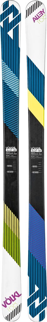 168 cm Volkl Alley Skis with Bindings - Freshly Tuned