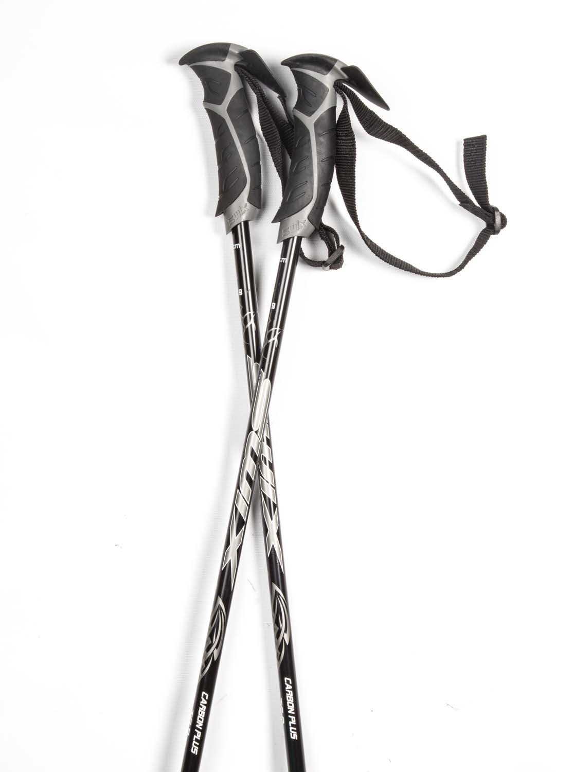 A no-nonsense carbon ski pole with great grip and swing weight.  [$80; swixsport.com]