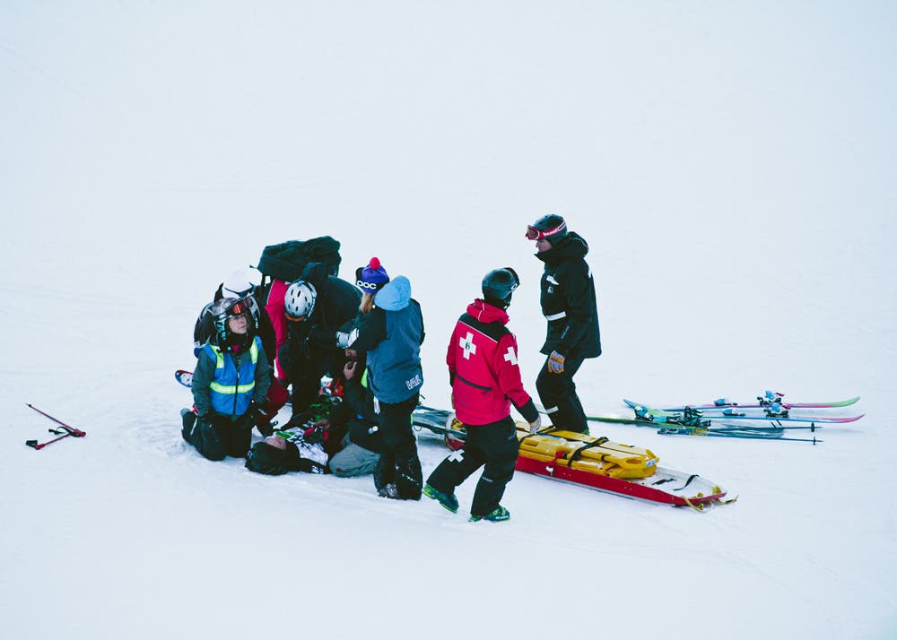 Going Down Hard On the final hit of a near perfect practice run, Aspen-bred Torin Yater-Wallace over rotated a double cork and took a serious slam. He was unable to…