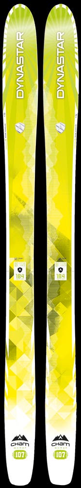 Dynastar Cham W 107 MSRP: $800Tip/Waist/Tail: 137/107/122Check out the full review of this ski and more in Skiing Magazine's 2013-14 Gearfinder.