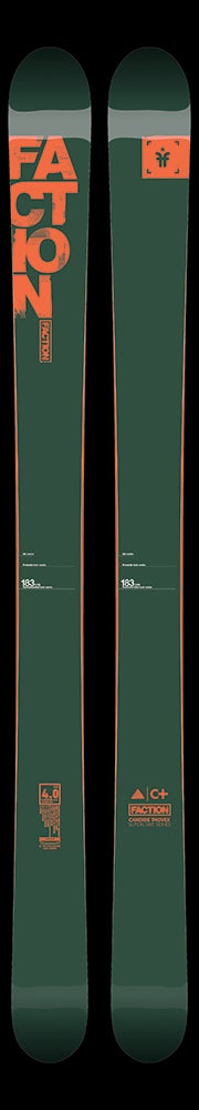 Faction Candide 4.0 MSRP: $1,099Tip/Waist/Tail: 150/122/140 Check out the full review of this ski and more in Skiing Magazine's 2013-14 Gearfinder.