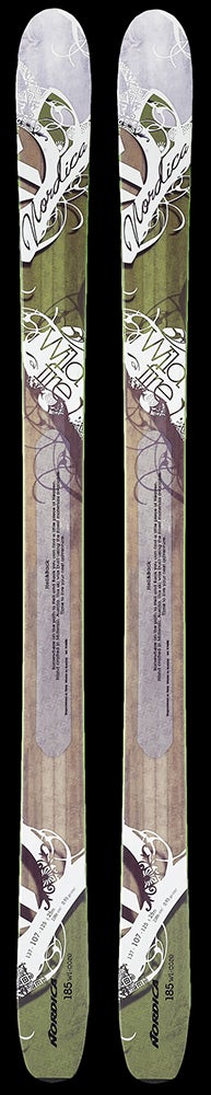 Nordica Wildfire MSRP: $849Tip/Waist/Tail: 137/107/123Check out the full review of this ski and more in Skiing Magazine's 2013-14 Gearfinder.