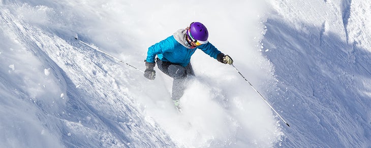 Premium Photo  Freeride snowboarder sliding down the mountain slope