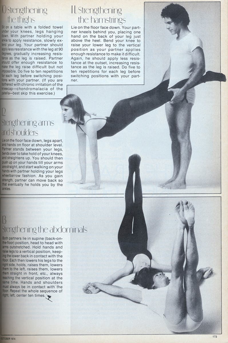 Screw the Kama Sutra, we’ve got moves that’ll strengthen any relationship and your quads. Check out the tips in this October 1974 .