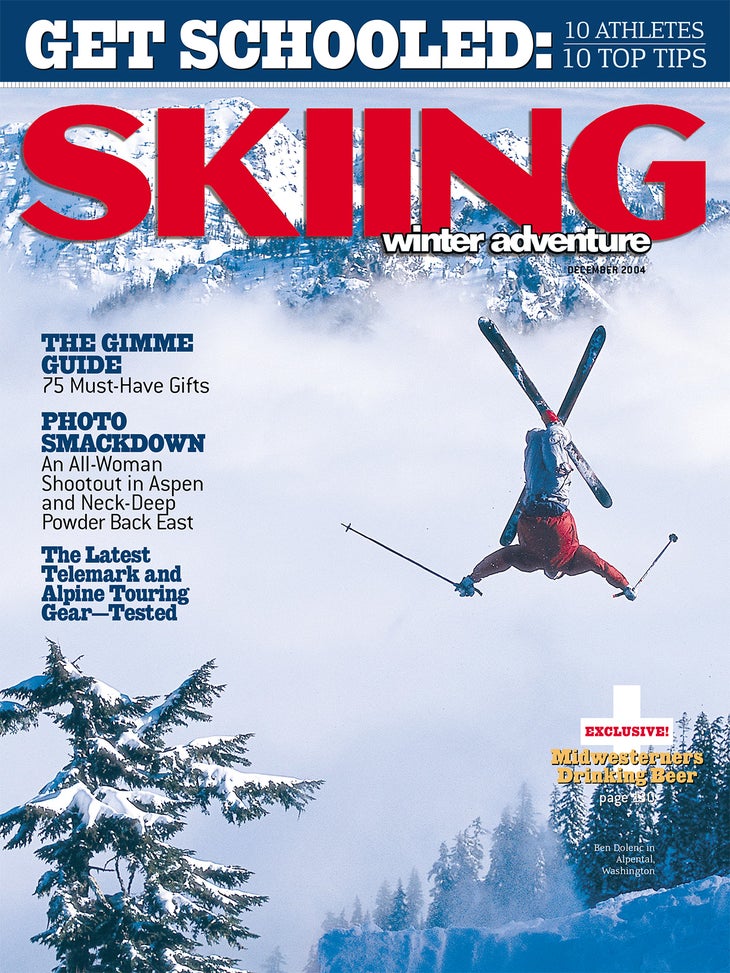 December 2004 Wait, Midwesterners drink beer? It can't be! Plus, there's neck-deep eastern powder in this 2004 issue.