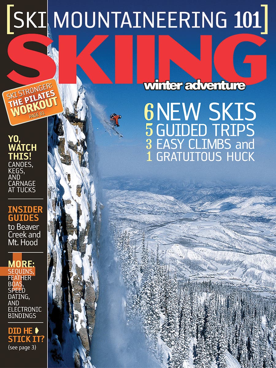 “Yo, Watch This!” Photographer Tom Zuccareno captured Chris Davenport mid-flight. He stuck the landing—well, at least in one piece—after hucking a…