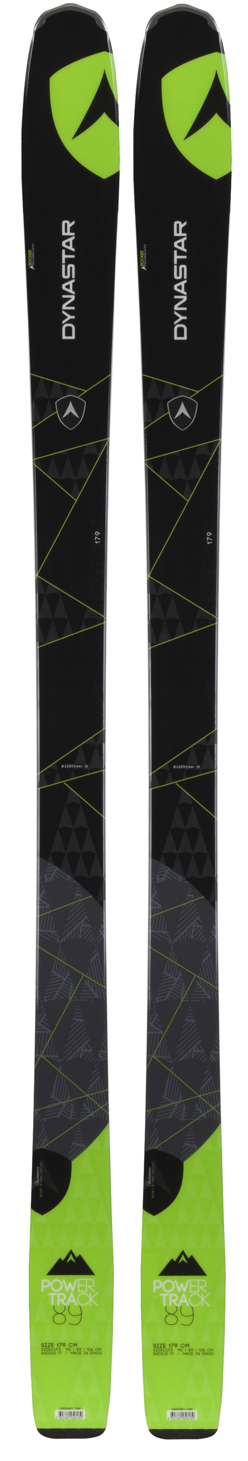 Dynastar Powertrack 89 Sidecut: 126-89-109Lengths: 165, 172, 179, 186Radius: 17MSRP: $750For more info on this ski, click here.