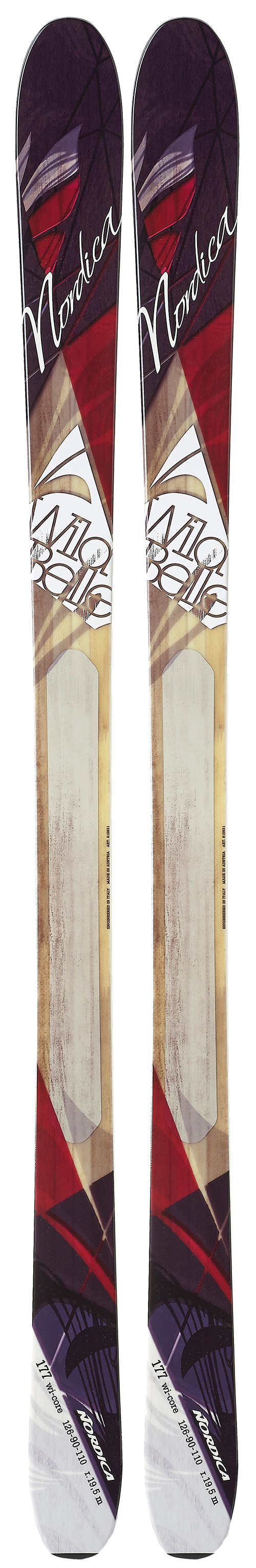 Nordica W's Wild Belle Sidecut: 124-88-108Lengths: 145, 153, 161, 169Radius: 15.5MSRP: $699For more info on this ski, click here.