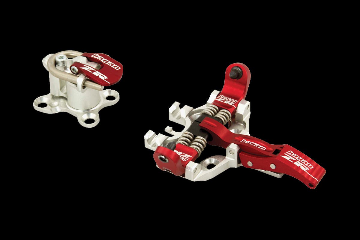 Hagan ZR Race The Hagan ZR Race ($480) weighs the same as Dynafit’s Low Tech Race binding but is more durable and has a stronger release tension.