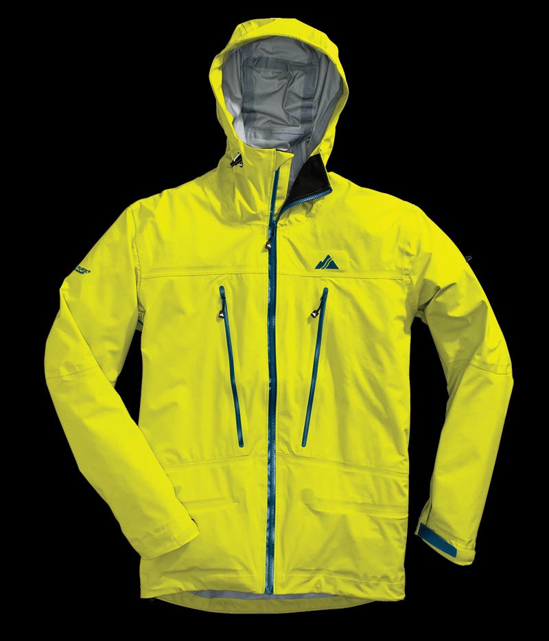 “I routinely put in 10,000-vert days in my Strafe Outerwear Cham Jacket ($425) and Cham Pant ($375; not pictured). They’re super light, breathe so…