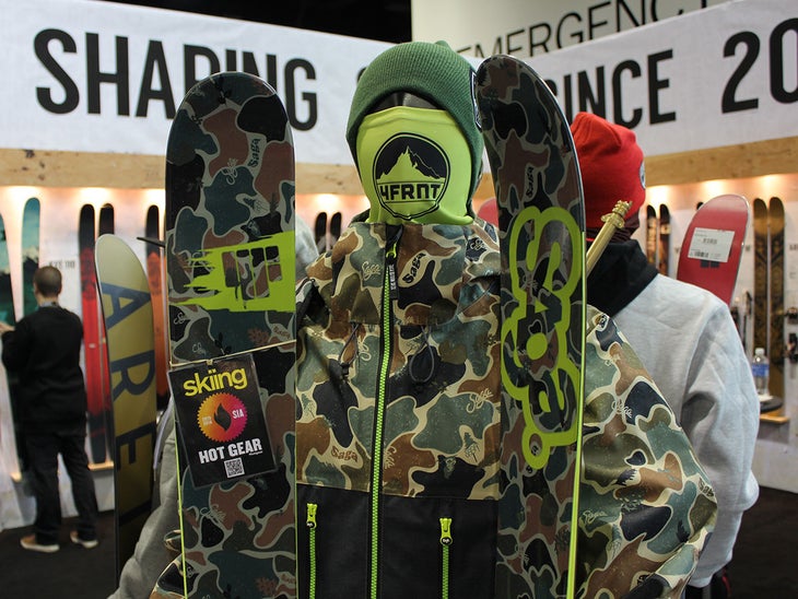 4FRNT: YLE Saga 4frnt teams with its neighbors at Saga Outerwear on limited edition YLE ski that has a camo pattern taken from Saga's Monarch jacket. Only 200 pairs…