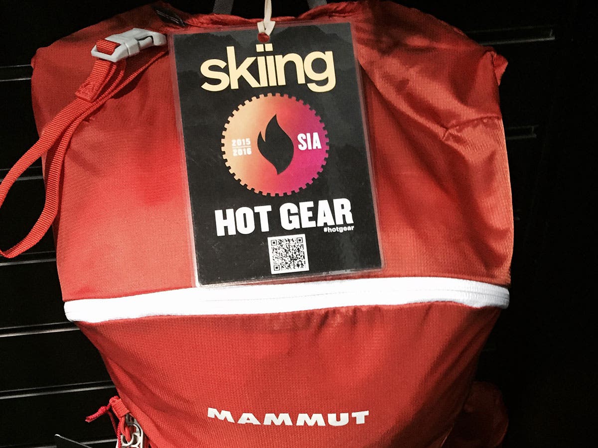 When heading uphill, less is more. And if you’re competing, way less is way more. But what we like about Mammut’s new Spindrift Ultralight pack ($80)…