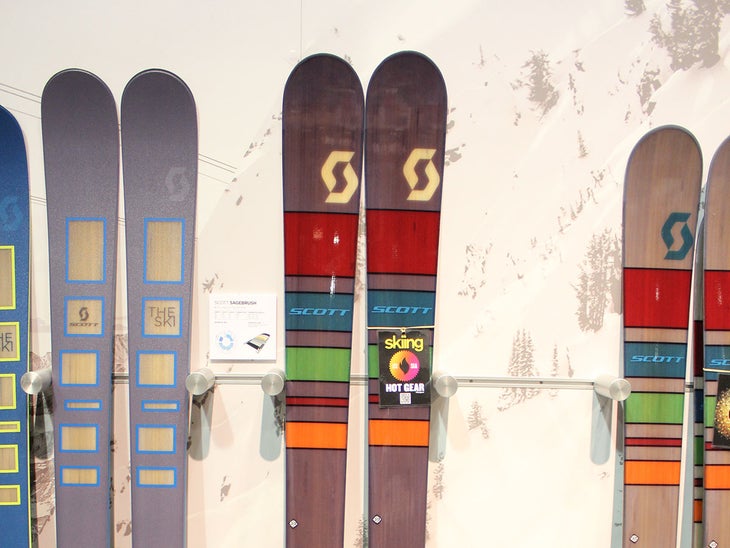 Scott: Sagebrush A new addition to the Sun Valley Collection (The Ski, Black Majic) with a wider (100 mm) waist width. Is that real sage brush you can see in the…