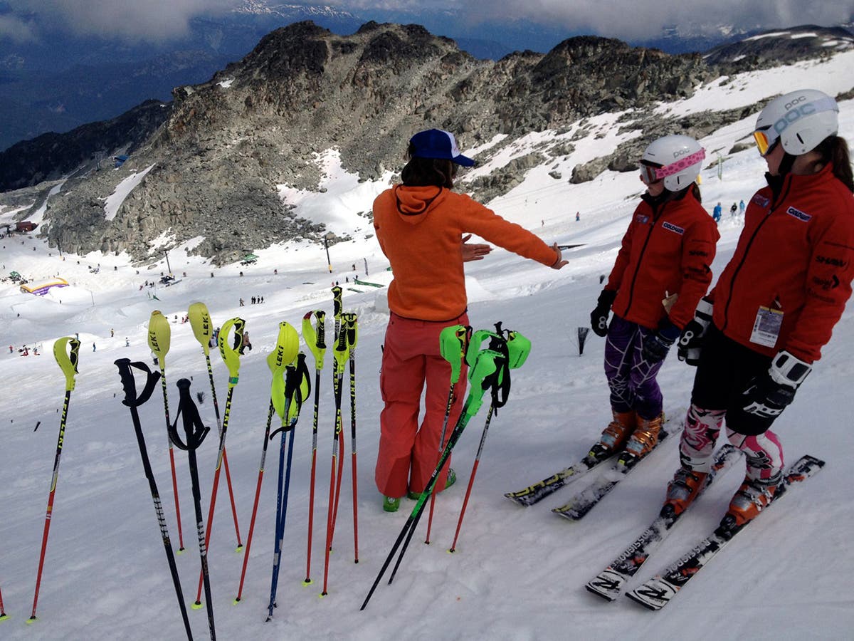 Whistler Blackcomb, British Columbia Olympians Anna Goodman and Shona Rubens host a ski camp that brings together young girls with the message of…