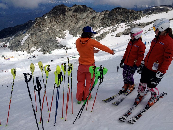 Ski Racing Sisterhood Whistler Blackcomb, British Columbia Olympians Anna Goodman and Shona Rubens host a ski camp that brings together young girls with the message of…
