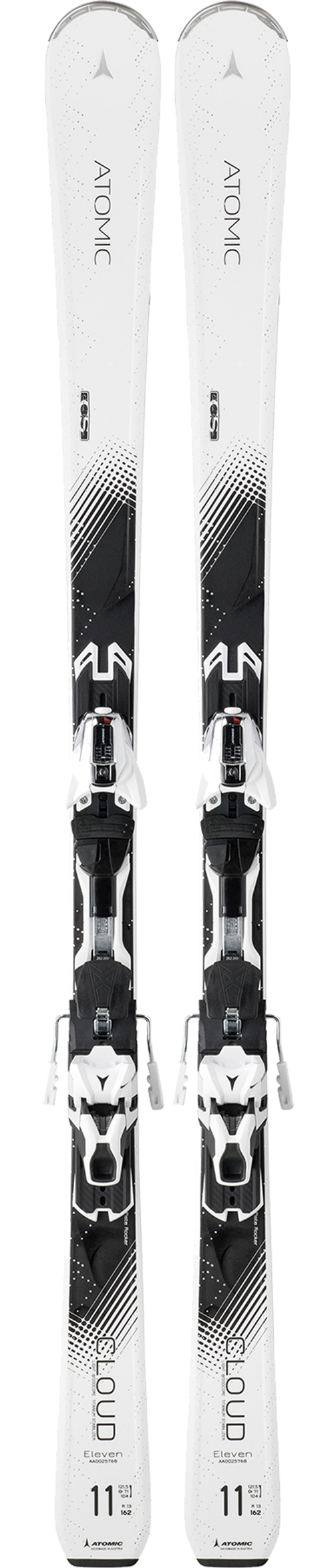 Atomic Cloud スキー ホワイト/マルチカラー ポール付き ATOMIC（アトミック） CLOUD CJ ＋ M 10 GW white/gold AASS03362 23