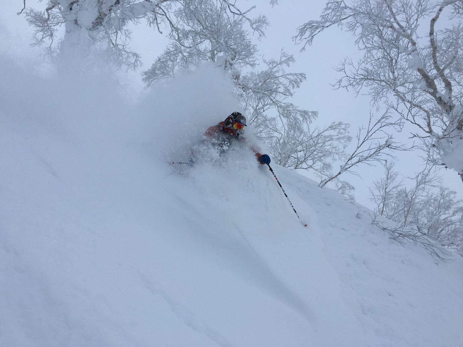 A Steady Flow Funky Garrett Russell thumps a turn in the Gnarnia Trees, a moniker derived from the bottomless snow and the technical traverse out of the creek bed.…
