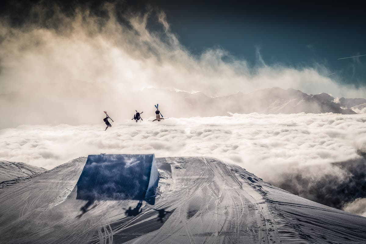 Above and Beyond A typical training morning for Christian Bieri, Fabian Bösch, and Till Matti quickly turned into photographic gold. “The light was just perfect,…
