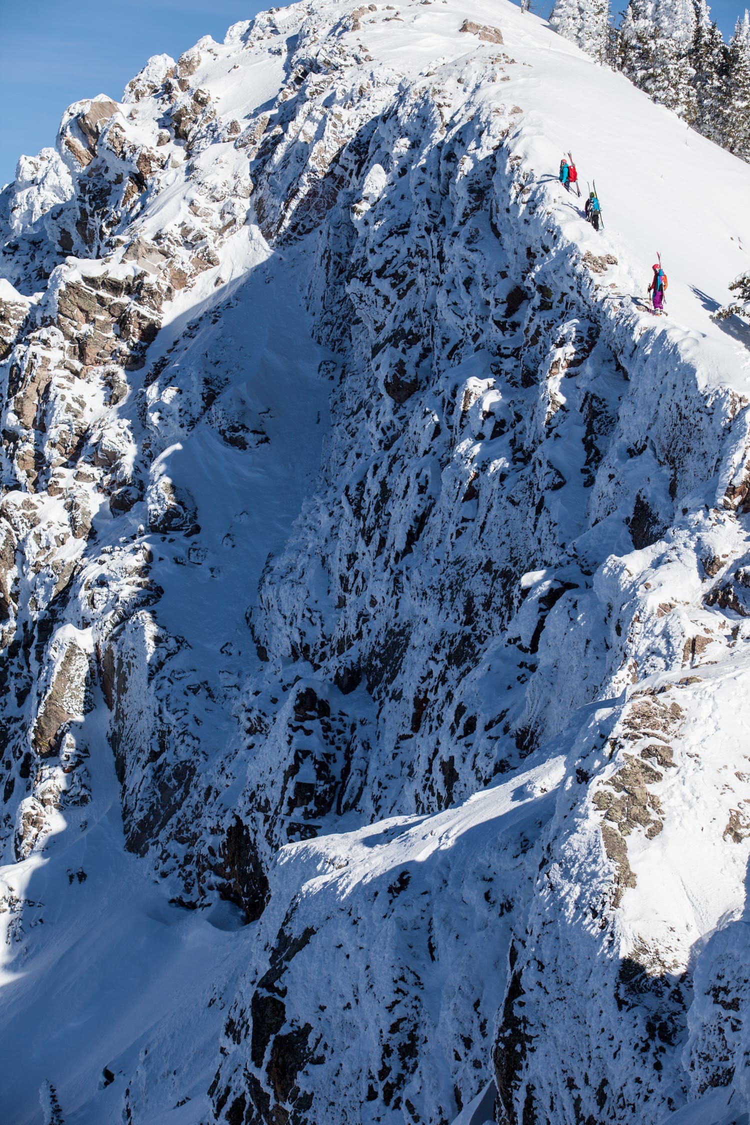 None of us thought the backcountry off the resort was going to be so gnarly. It was really amazing, but at the same time difficult because there was…