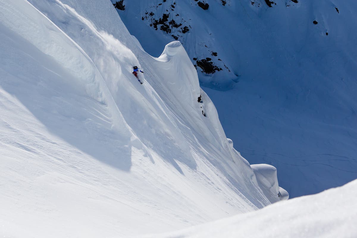 This line ended in frighteningly rock hard runnels, but boy was this turn sweet.Watch all three Tsirku fims here.