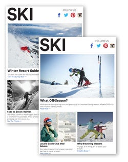 Subscription w/ Avex Water Bottle - The Ski Journal