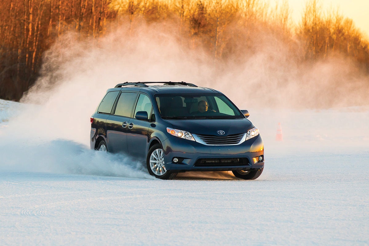 Minivans sales in snow