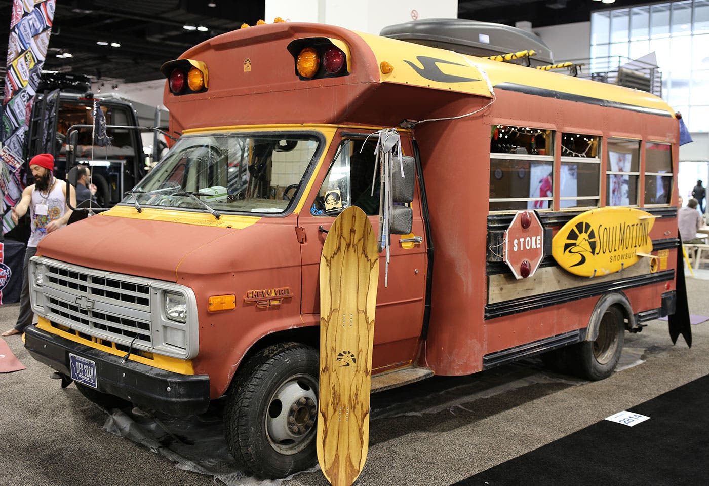 When school gets canceled for a snow day, it would be a shame to leave the school buses idle. Soul Motion made sure that at least this bus will…