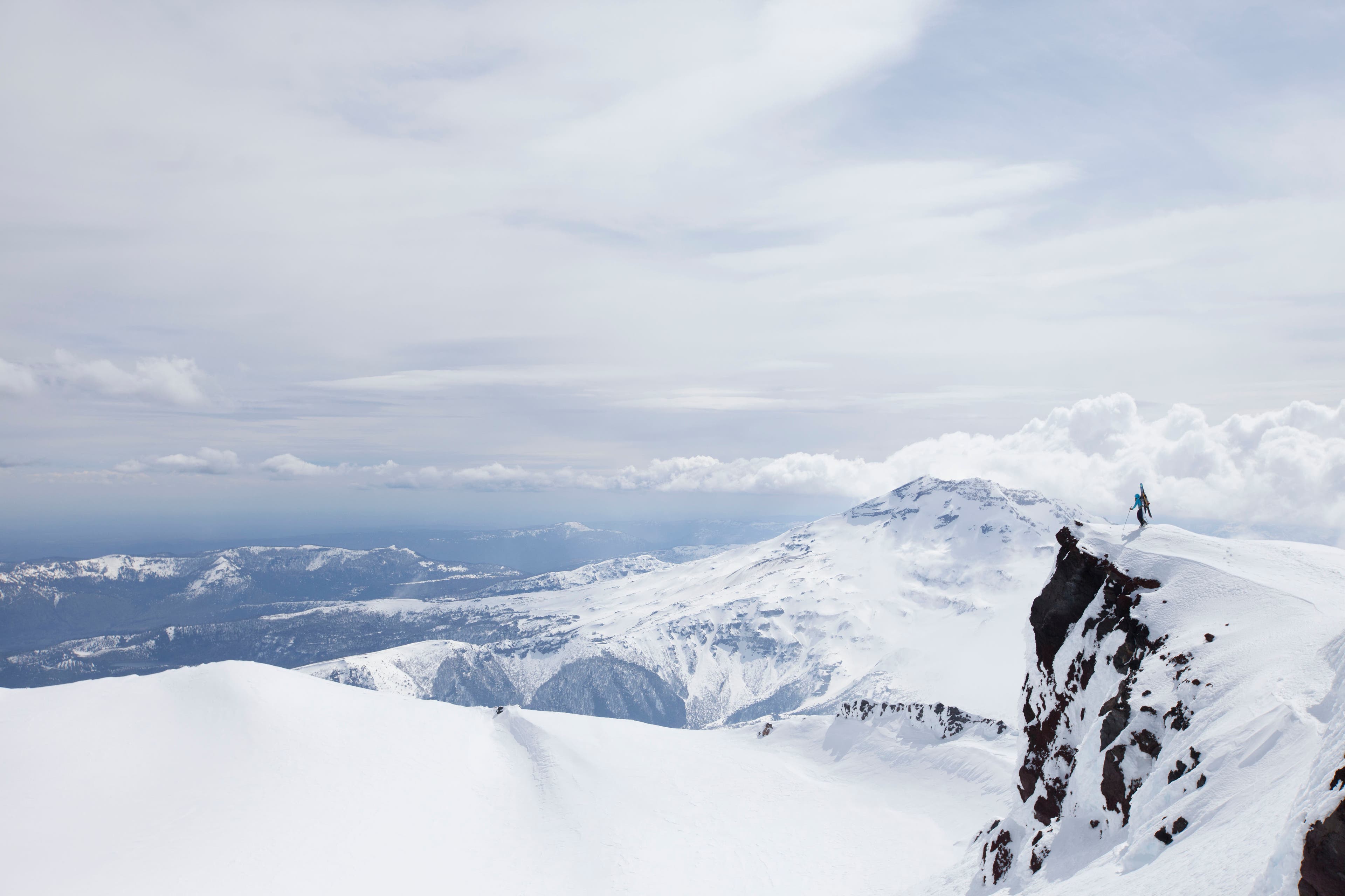 The ridge of Volcán Lonquimay.