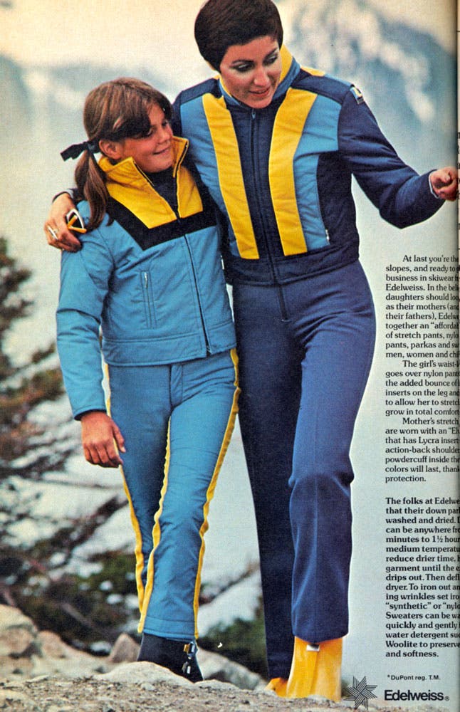 70s Ski Fashion: Gerry