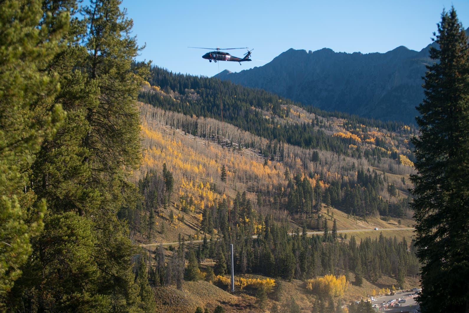 kokomo express lift installation copper mountain 2017