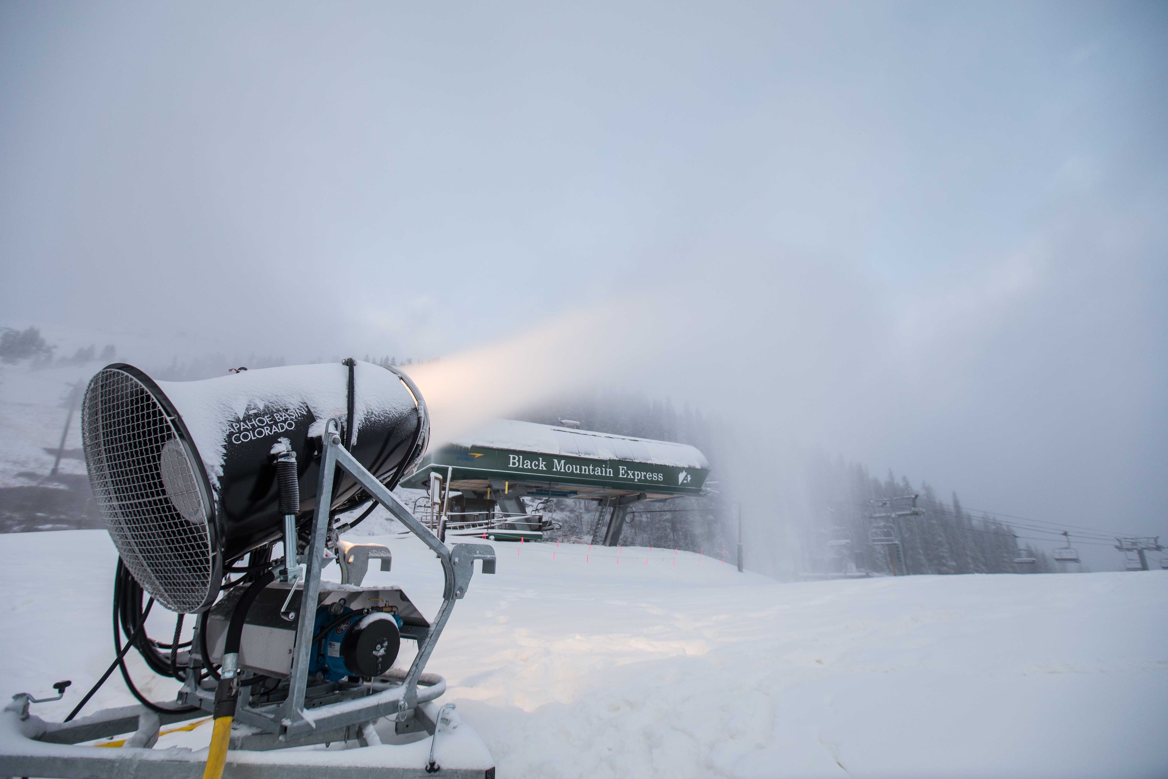 Arapahoe Basin snow making 2017