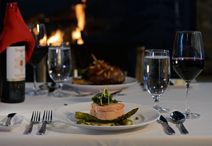 Best ski resort food, and best apres ski resort scene.