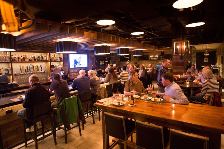 Best ski resort food, and best apres ski resort scene.