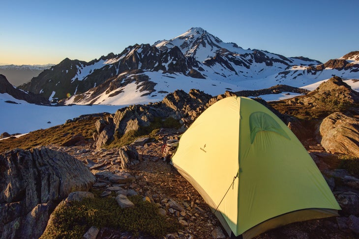 Fade into Green: Skiing Glacier Peak in Washington