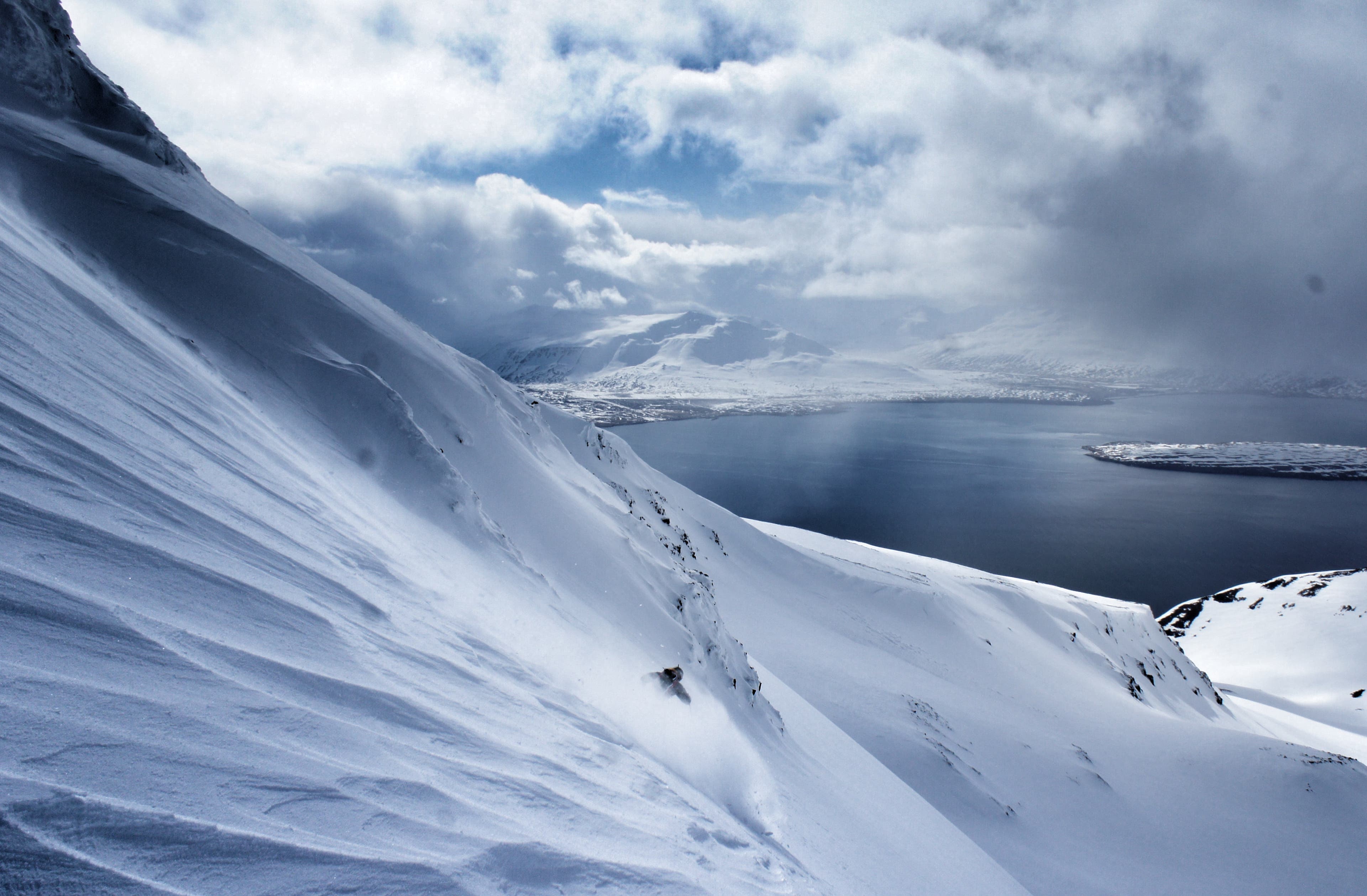 Siegfried Rumpfuber shreds some Original+ custom skis in Iceland.